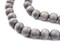 The Bead Chest Natural 10mm Wooden Beads in Grey for Jewelry Making – Round Loose Wood Spacer Beads I Approximately 40 Beads